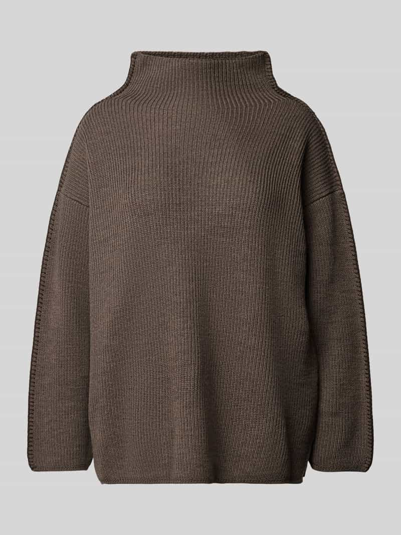 MaxMara Leisure Gebreide pullover van scheerwol met structuurmotief, model 'FANFARA'