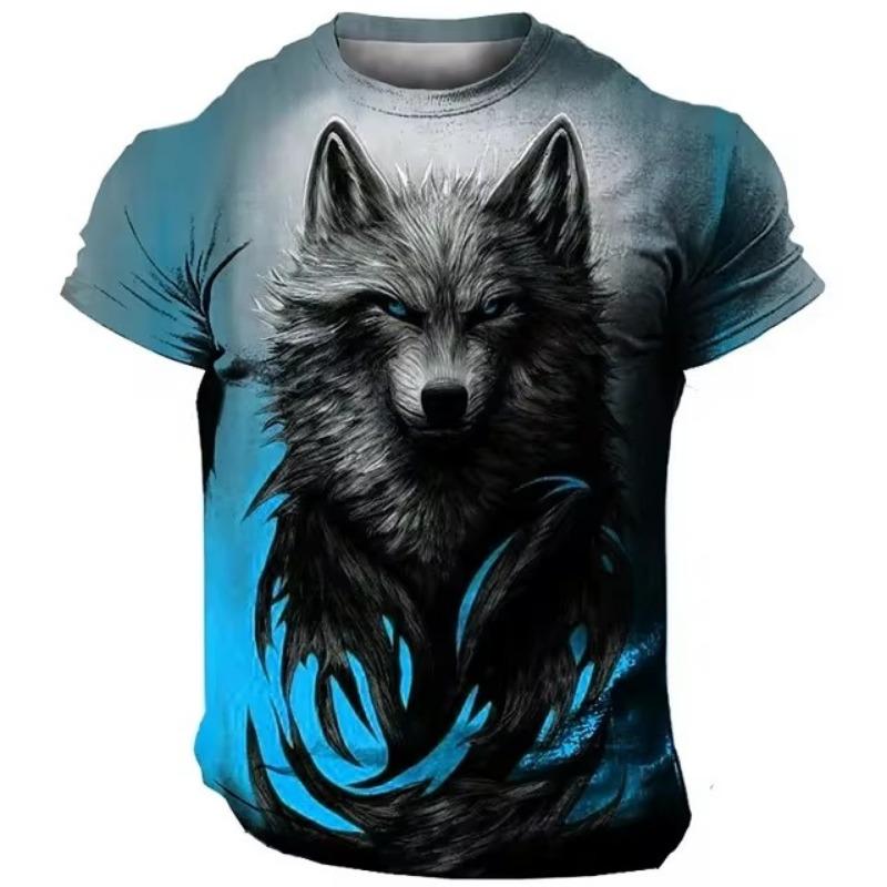 Forever Men Heren T-shirt Snel drogende tops Zomermode Straat Korte mouw T-shirts 3D grafische print T-shirts Oversized herenkleding M