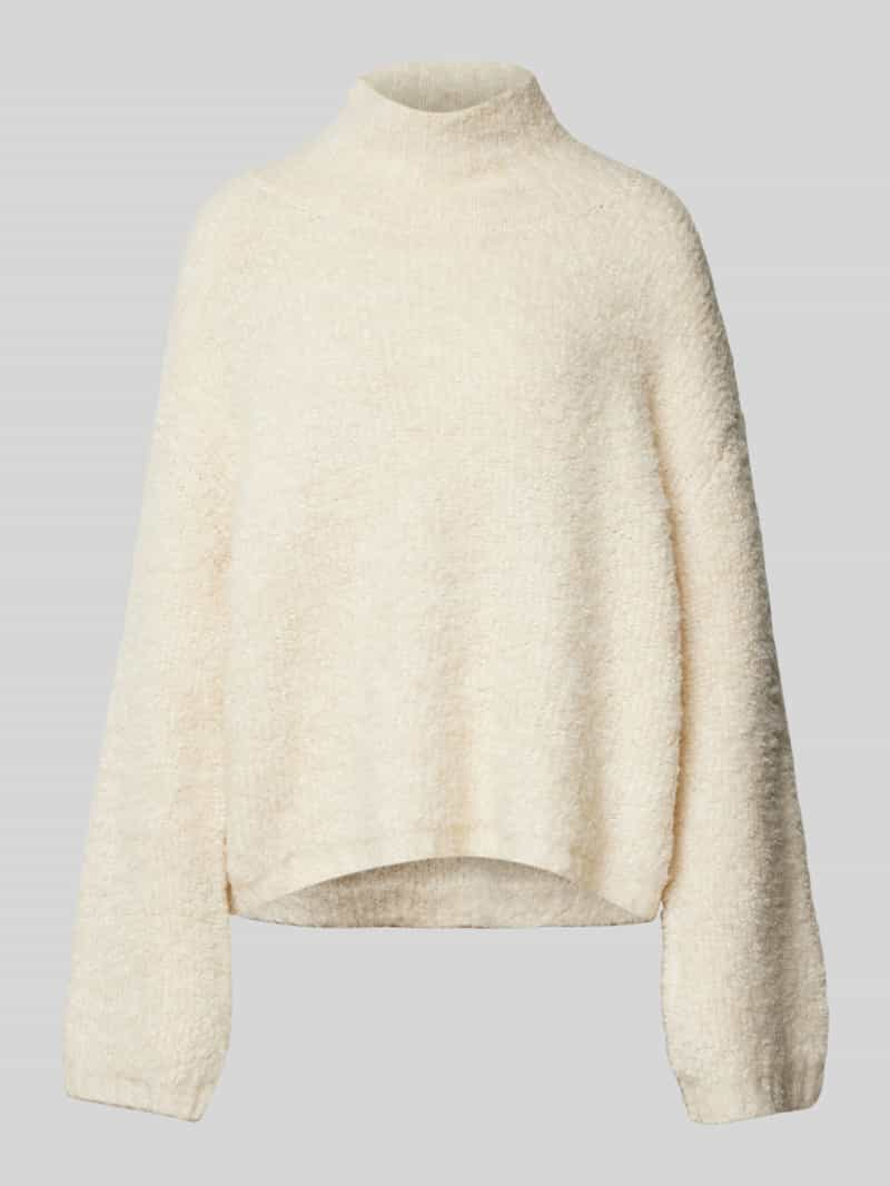 Gina Tricot Oversized gebreide pullover met opstaande kraag