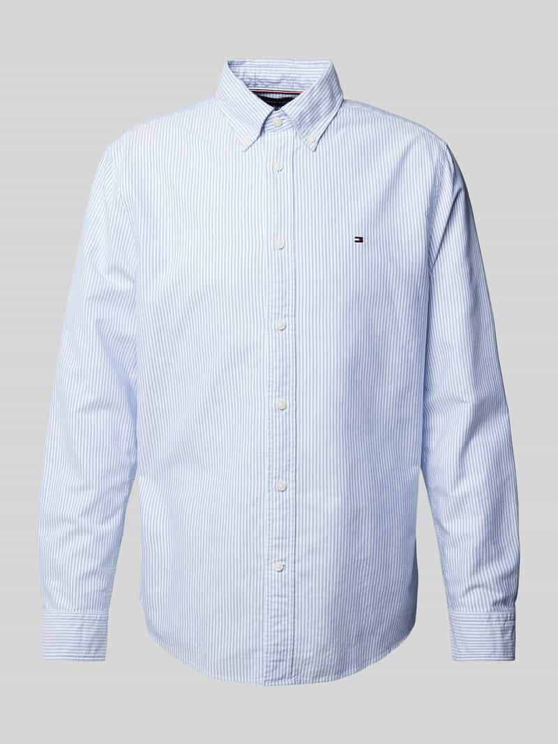 Tommy Hilfiger Regular fit zakelijk overhemd met logostitching, model 'OXFORD'