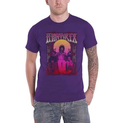 Jimi Hendrix Unisex volwassen Karl reuzenrad katoenen T-shirt L zwart