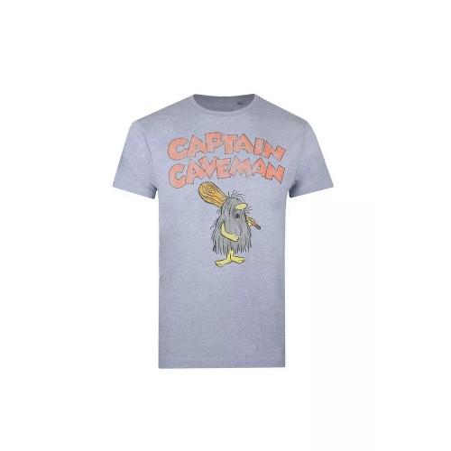 Wacky Races Kapitein Caveman T-shirt voor heren XL wit