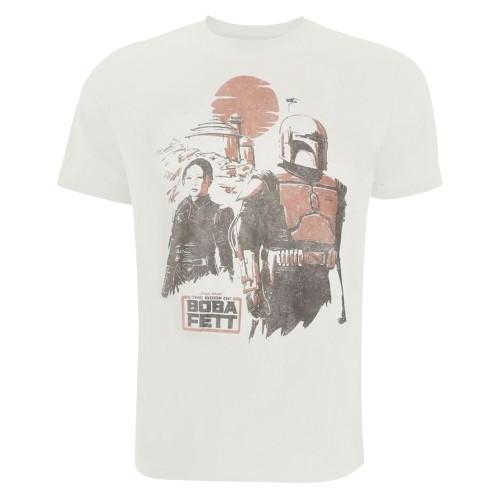 Star Wars: The Mandalorian Star Wars: Het Mandalorian Sunset Duo T-shirt voor heren L natuurlijk