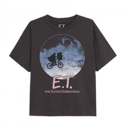 Pertemba FR - Apparel ET meisjes maan- en fiets-T-shirt 7-8 Years zwart