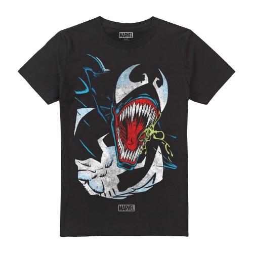 Venom heren kwijlen T-shirt S zwart