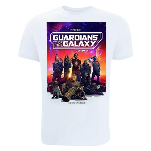 Guardians Of The Galaxy Heren Poster T-shirt L wit