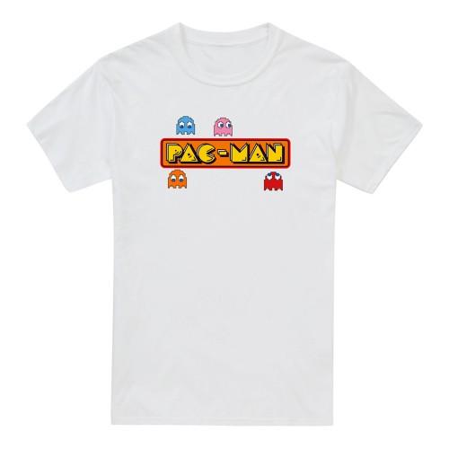 Pertemba FR - Apparel Pac-Man Heren Box-logo T-shirt XXL wit