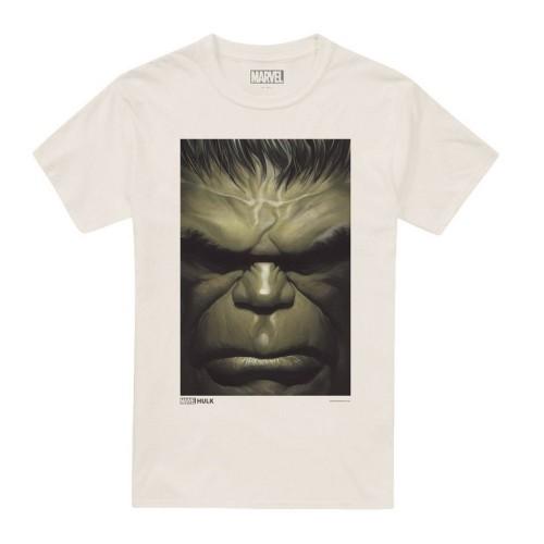 Hulk heren gezicht T-shirt XXL natuurlijk