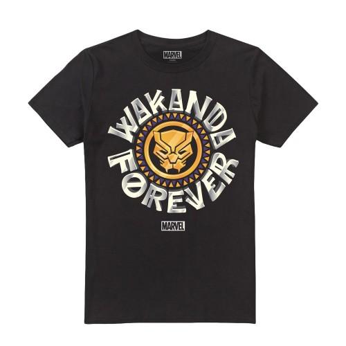 Pertemba FR - Apparel Zwarte Panter: Wakanda Forever herenstraat-T-shirt XL zwart