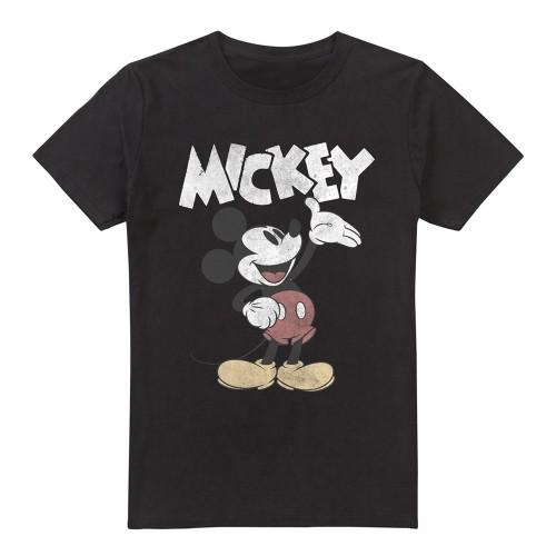 Mickey Mouse & Friends heren washout T-shirt M wit