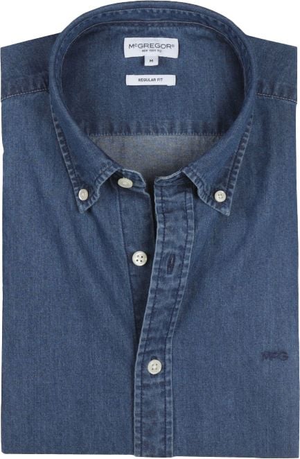 McGregor Overhemd Chambray Indigo