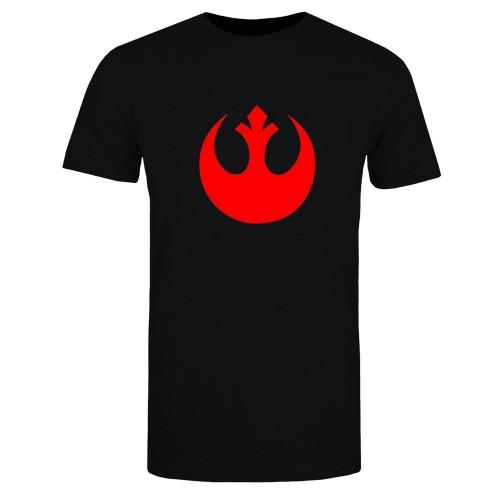 Star Wars heren rebellensymbool T-shirt S zwart