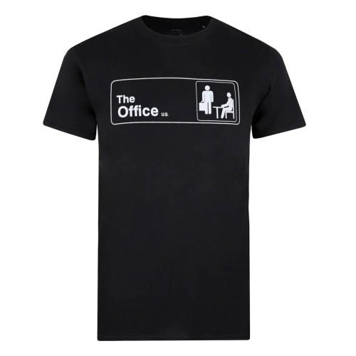 Pertemba FR - Apparel Het Office herenlogo-T-shirt S zwart