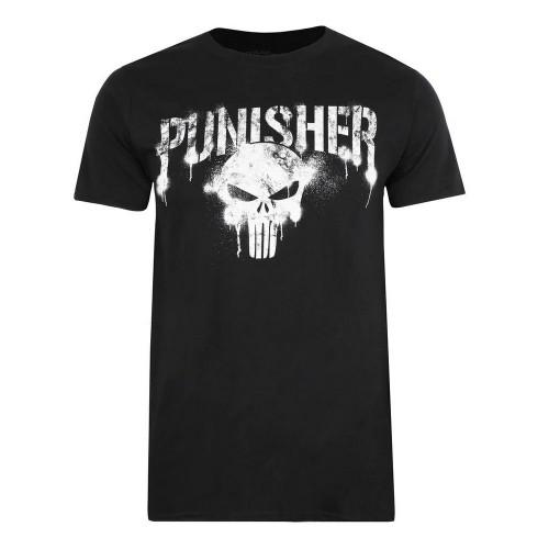 The Punisher Het Punisher Heren T-shirt met tekst S wit