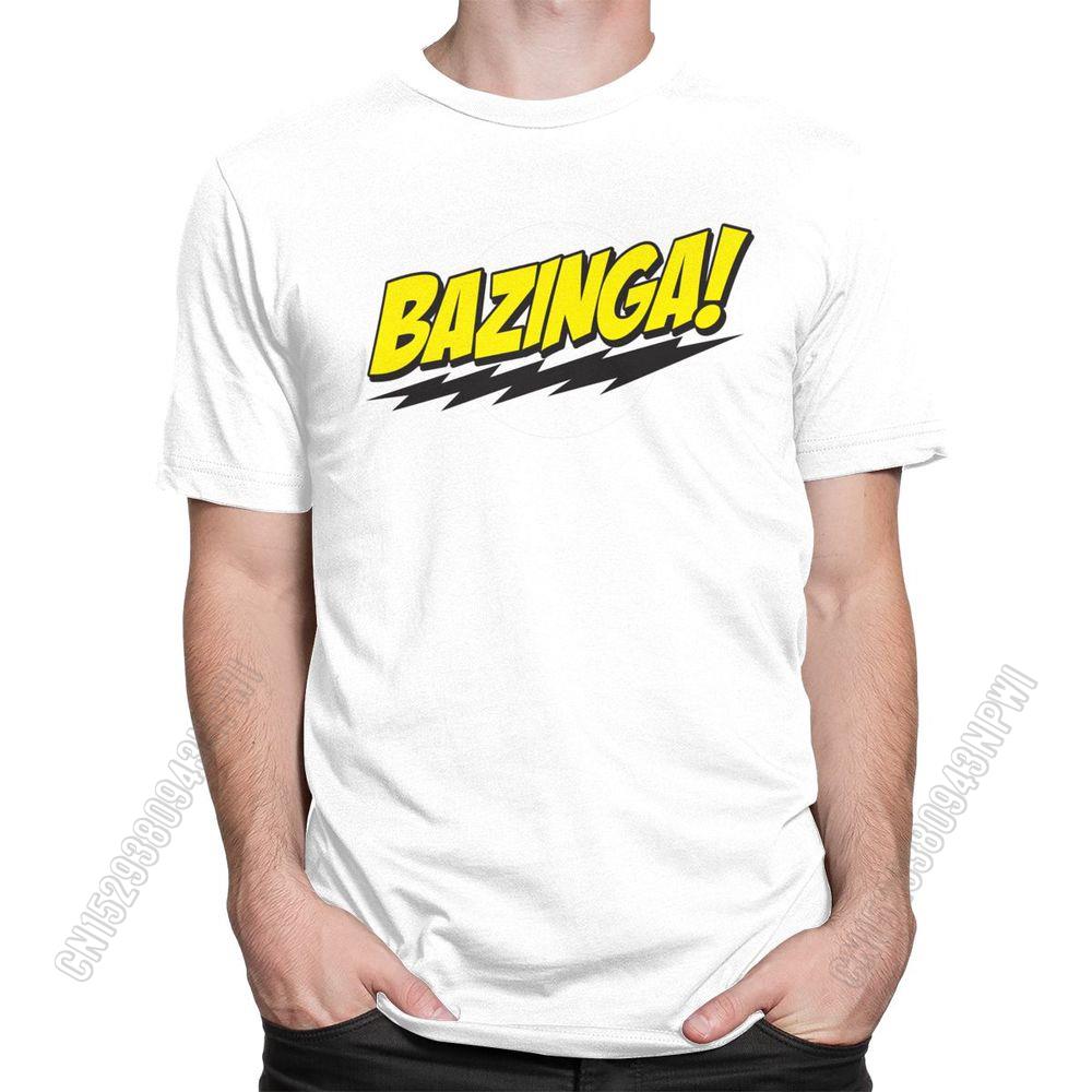 WowClassic The Big Bang Theory Bazinga T-shirt Heren 100% Katoen Knappe Sheldon Cooper T-shirt Geek Tbbt Tee Tops Merch Cadeau S rood