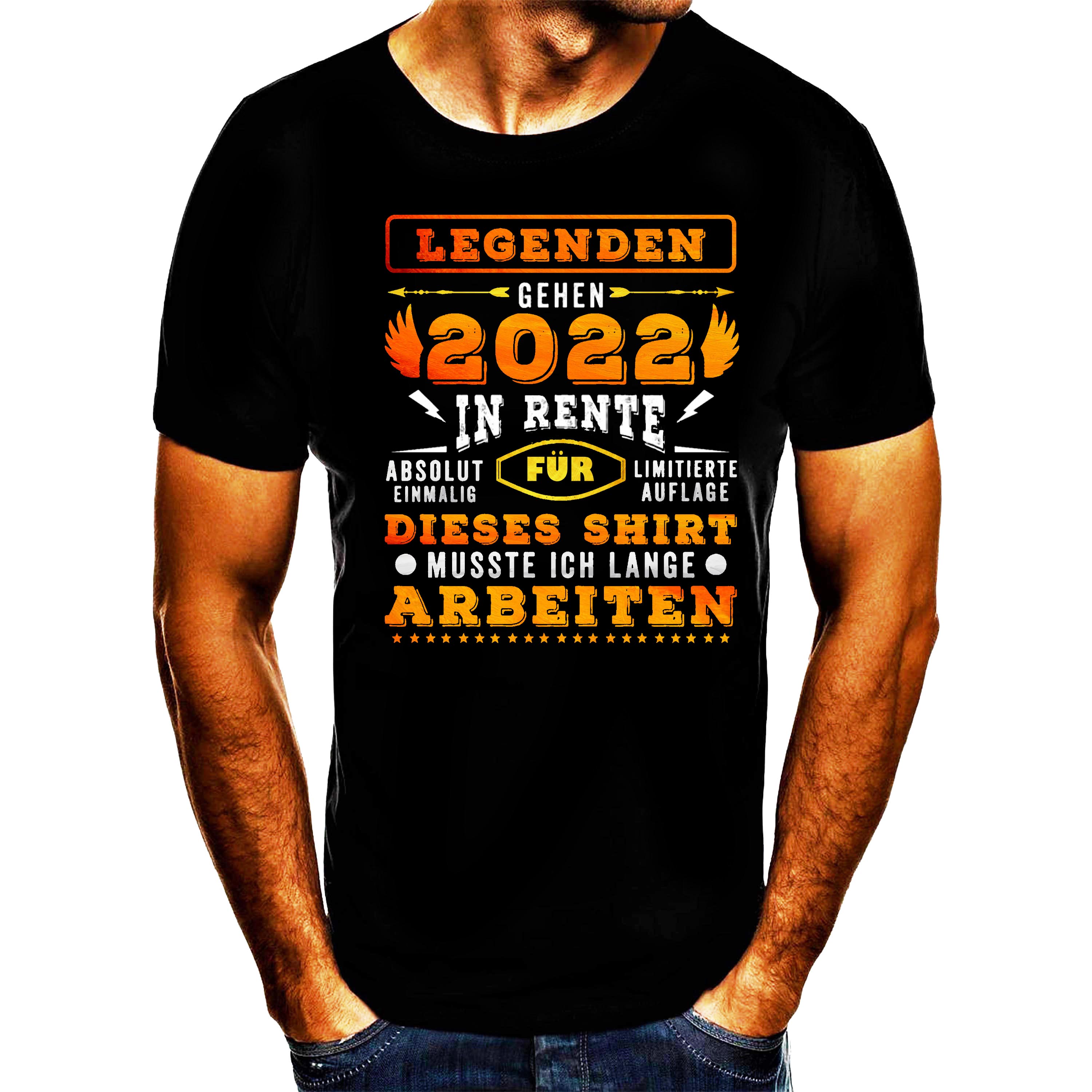 Shirtbude Dat is het pensioen 2022 gepensioneerde vader opa cadeauprint t-shirt heren XS