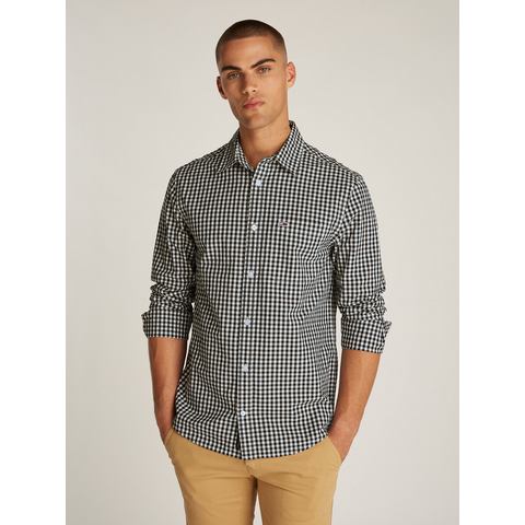 TOMMY JEANS Geruit overhemd TJM POPLIN CHECK SHIRT