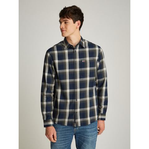 TOMMY JEANS Geruit overhemd TJM REG CHECK FLANNEL SHIRT EXT