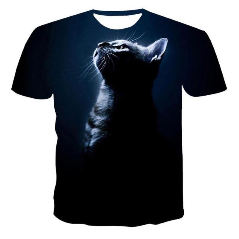 ETST 07 3d Print Animal Maine Coon Langhaar Kat Heren T-shirts Harajuku Casual Plus Size Streetwear Vrouwen Man Tees Tops Shirt - T-shirts S