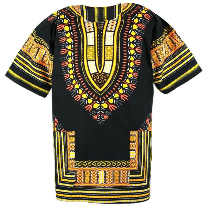 Xuhaijian02 Zomerse Culture of Africa 3D-geprint T-shirt met korte mouwen voor heren, comfortabel oversized top S