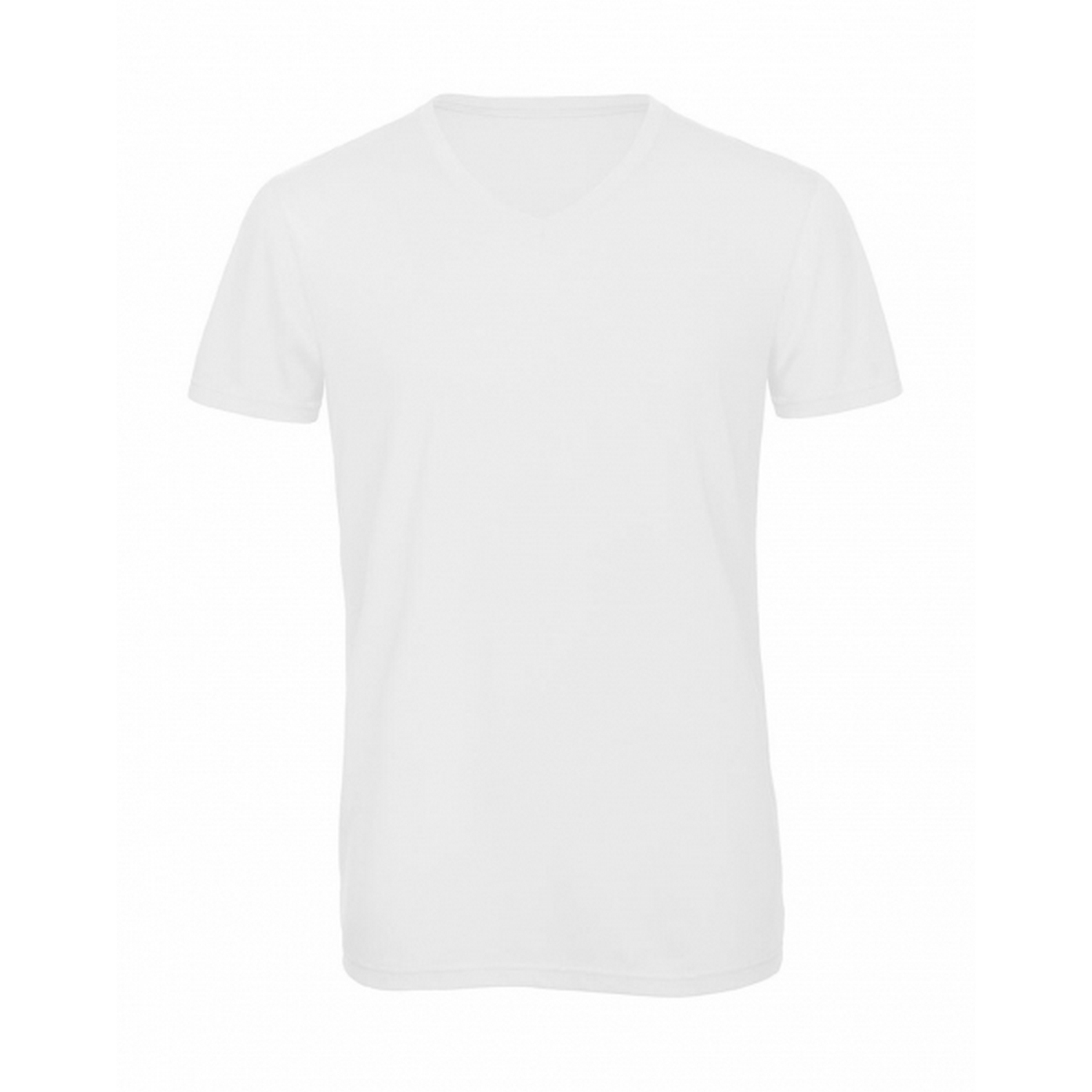 B and C Heren triblend v hals t-shirt