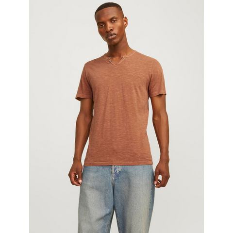 Jack & Jones T-shirt JJESPLIT NECK TEE SS NOOS