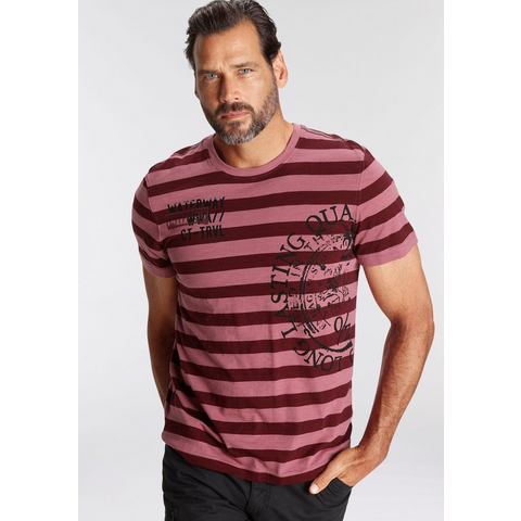 Man's World T-shirt met borstprint