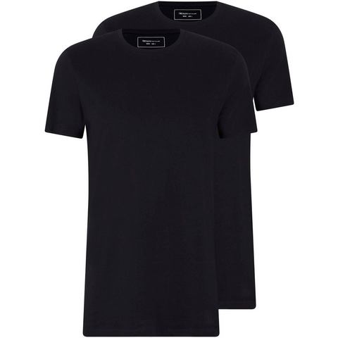 Tom Tailor Denim T-shirt veelzijdig te combineren (set, 2-delig)