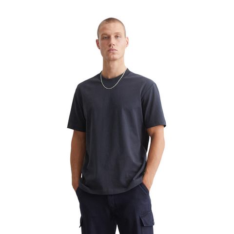 Marc O'Polo DENIM T-shirt met gegoten merklogo in dynamisch handschrift