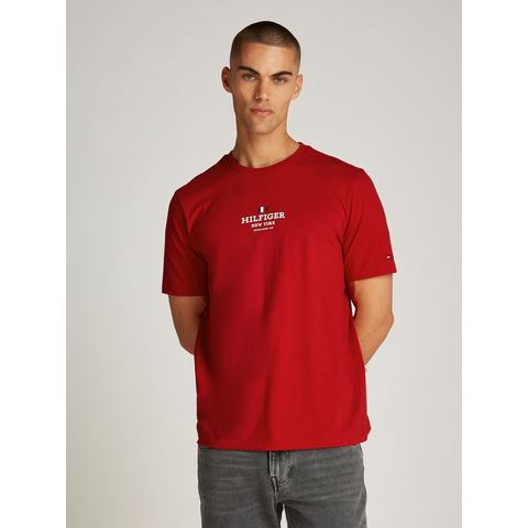 Tommy Hilfiger T-shirt RWB HILFIGER TEE Logoprint op borsthoogte