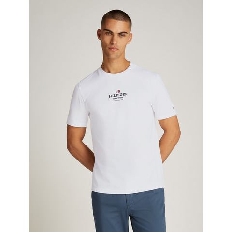 Tommy Hilfiger T-shirt RWB HILFIGER TEE Logoprint op borsthoogte