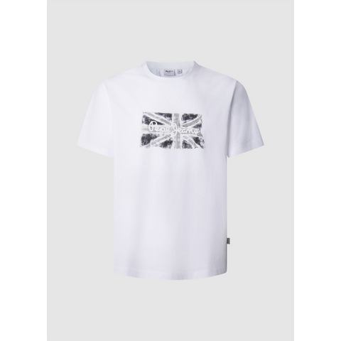 Pepe Jeans T-shirt FLAG BW met grafische print voor