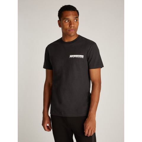 Calvin Klein Shirt met ronde hals NY CHEST BOX LOGO T-SHIRT