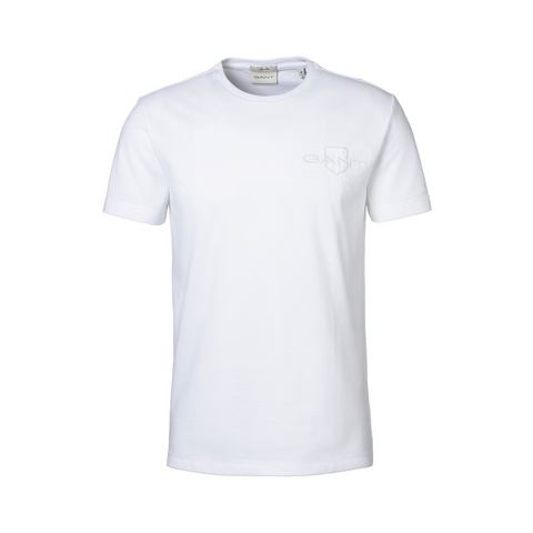 Gant T-shirt Slim Fit Tonal Shield Pique Shirt