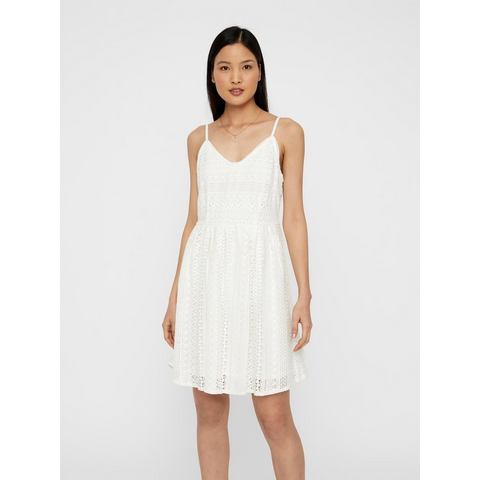 Vero Moda Jurk met bandjes VMHONEY LACE PLEATED SINGLET DRESS WVN