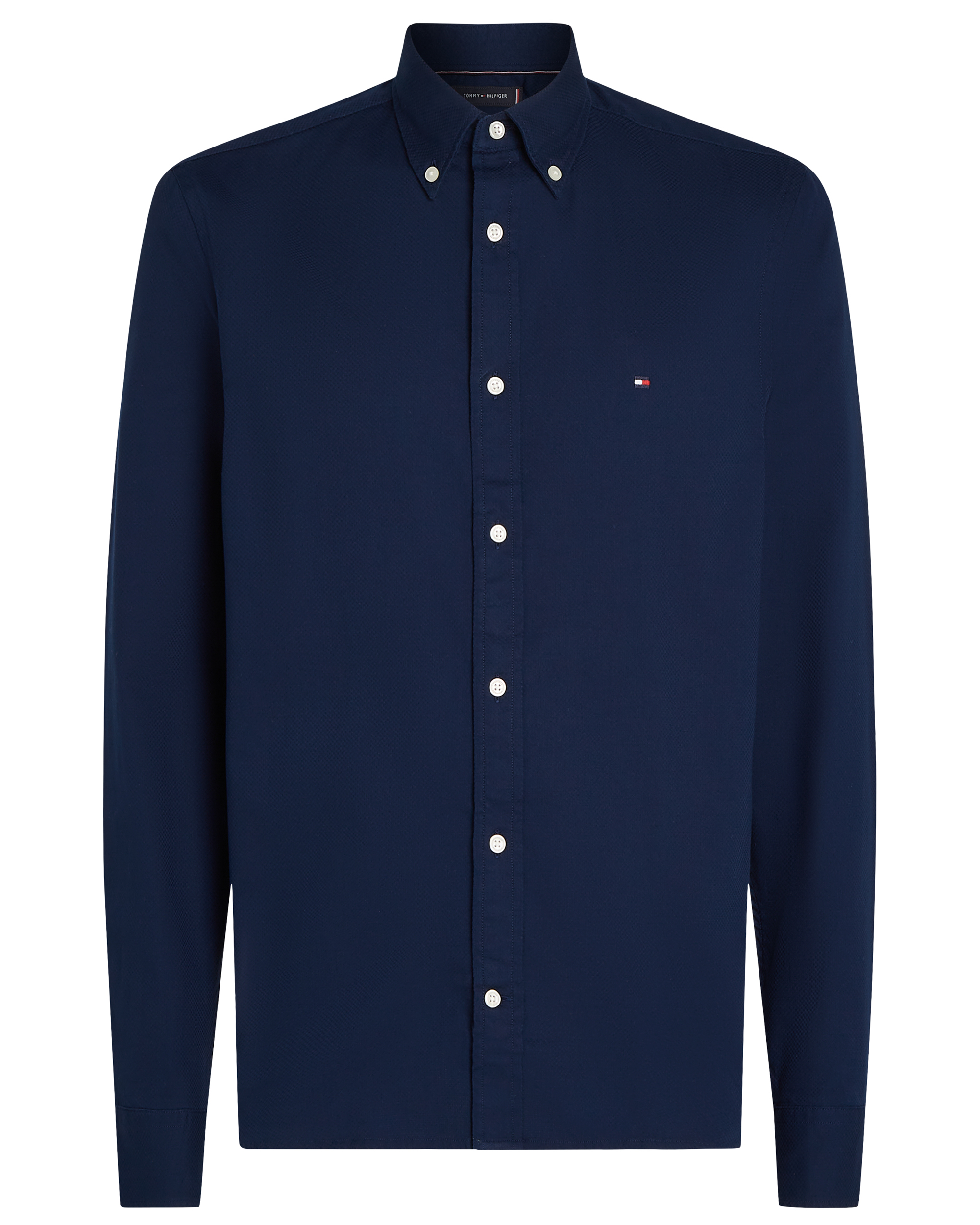 Tommy Hilfiger Menswear casual overhemd met lange mouwen