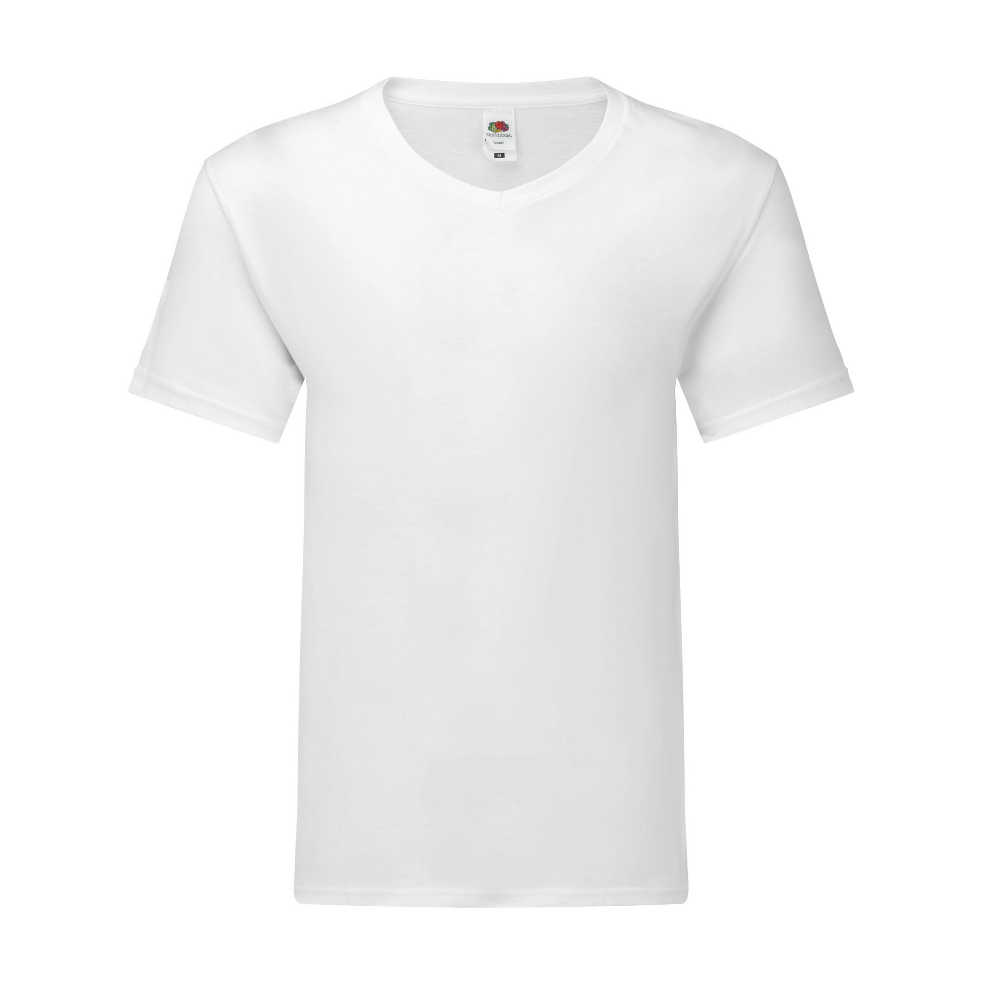 Fruit of the Loom Heren iconic 140 v neck t-shirt