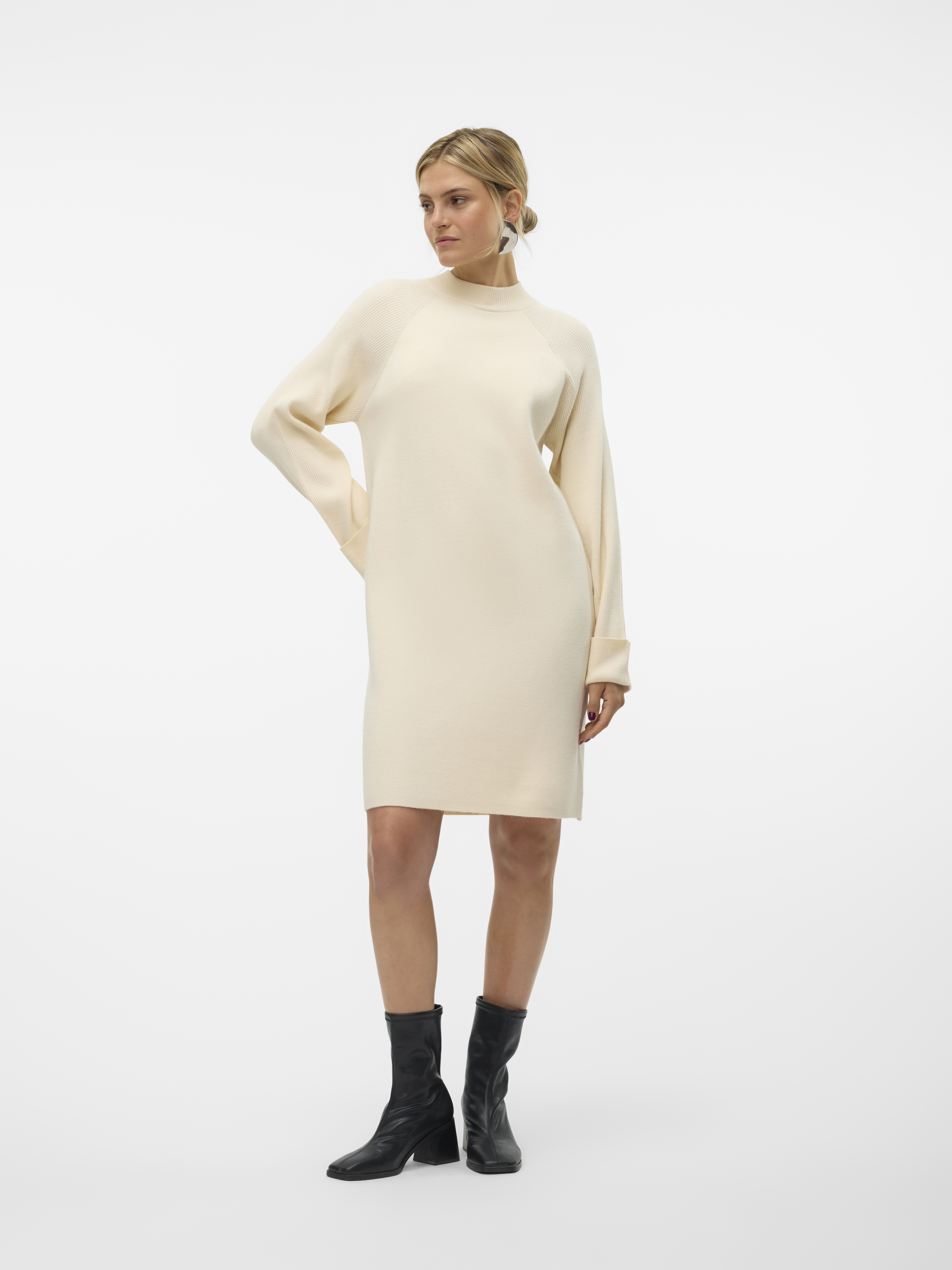 Vero Moda Vmgold mix ls highneck abk dress ga