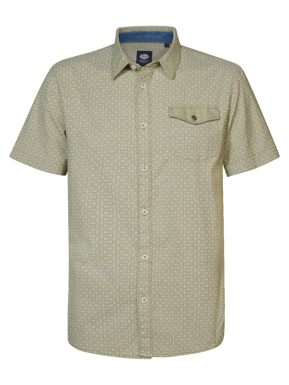 Petrol Industries Men shirt short sleeve aop dessin