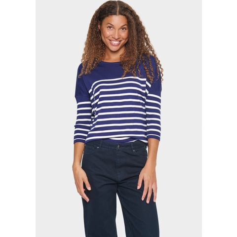 Saint Tropez Gebreide trui MilaSZ R-neck St. Pullover