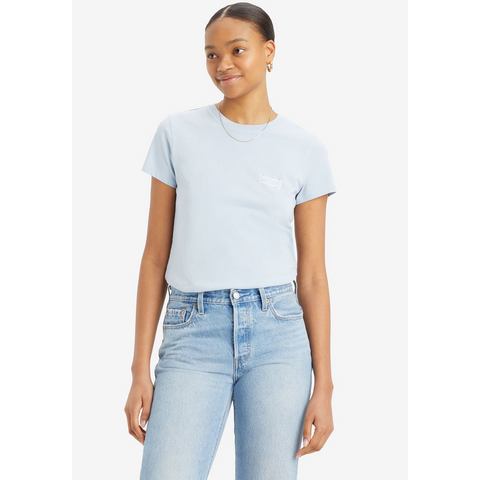 Levi's T-shirt The Perfect Tee met gebloemde batwing-logoprint