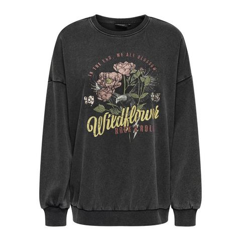 Only Sweatshirt ONLLUCINDA L/S OVERSIZE WILD O-NECK SWT