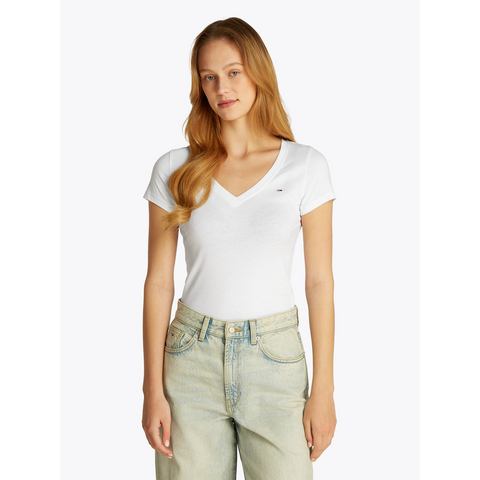 TOMMY JEANS T-shirt TJW SLIM V-NECK TEE