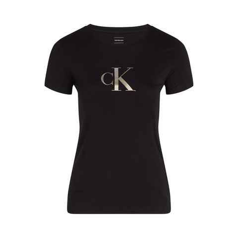 Calvin Klein Jeans Plus T-shirt PLUS GRADIENT CK SLIM TEE in grote maten, print met kleurverloop