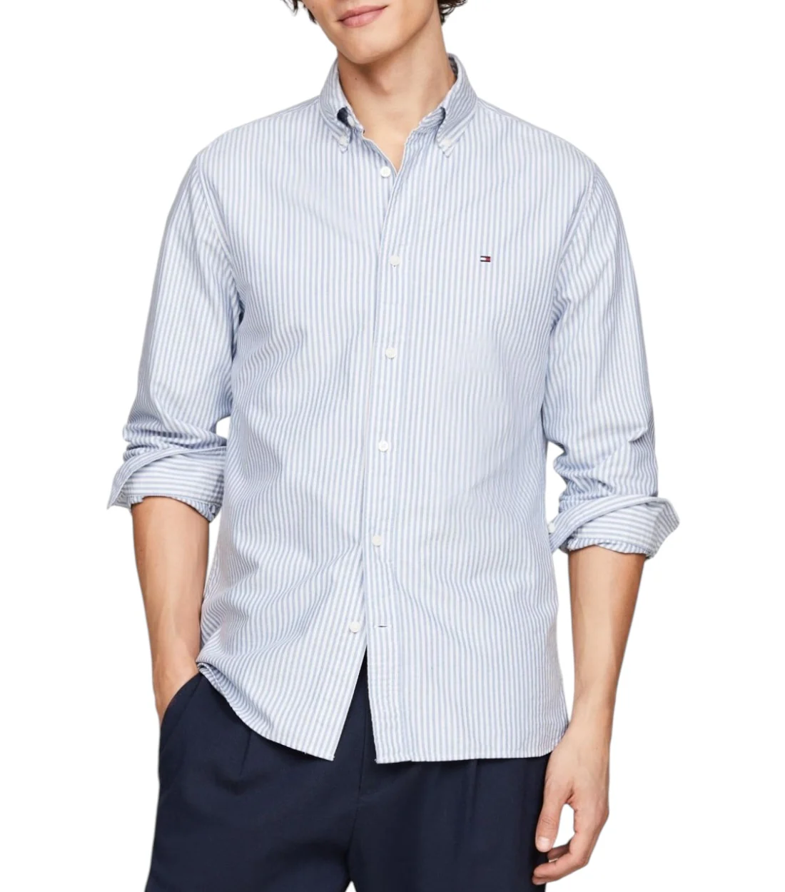 Tommy Hilfiger Casual heritage oxford overhemd