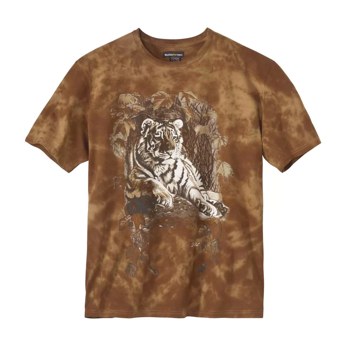 Atlas For Men Tijgerprint t-shirt heren