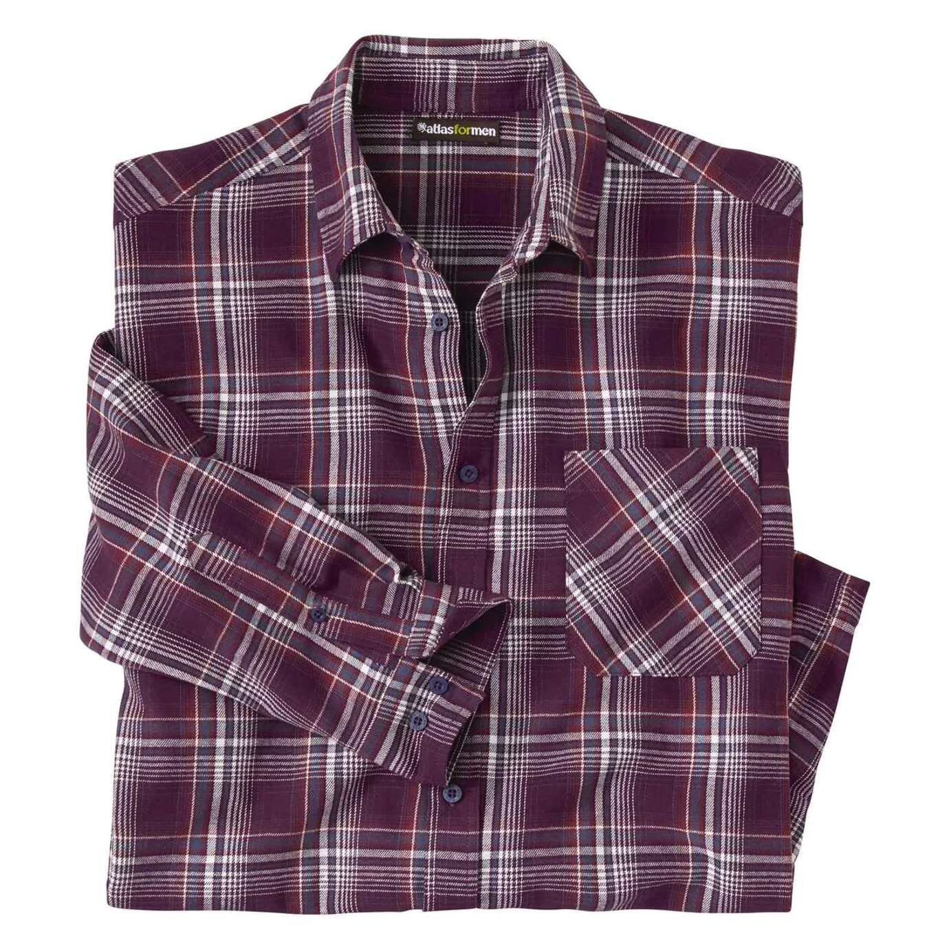 Atlas For Men Heren geruit flannel shirt