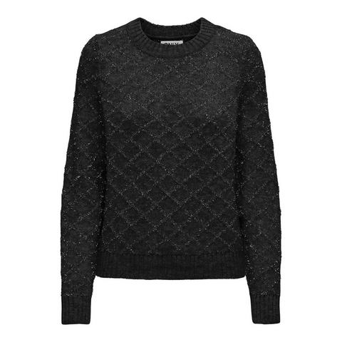 Only Trui met ronde hals ONLALBA L/S GLITTER O-NECK CC KNT