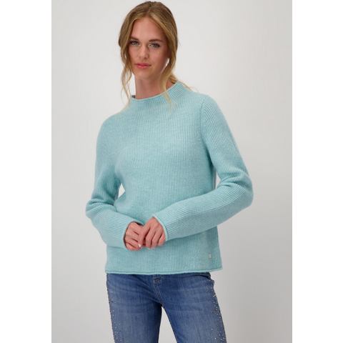 Monari Gebreide trui Pullover fluffy in zachte kwaliteit