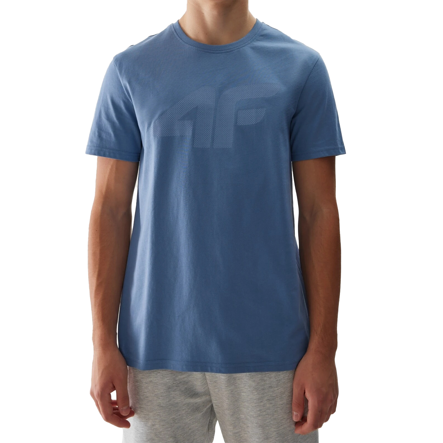 4F Heren logo regular t-shirt